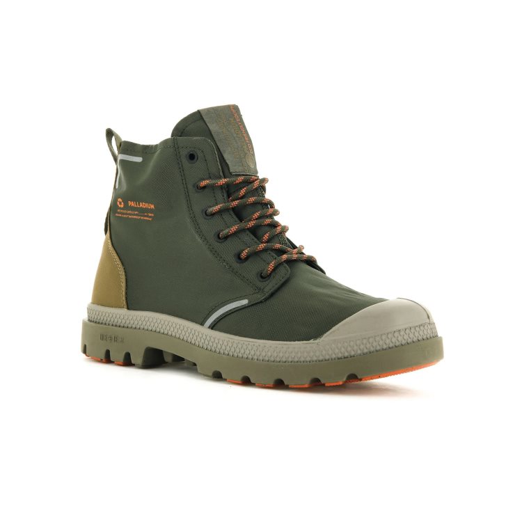 Dámské Boty Palladium Pampa Lite+ Recycle WP+ Olivy Zelené | CZ WKH-75I